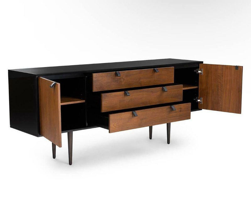 Article Envelo Black / Walnut Sideboard loving room minimal media stand