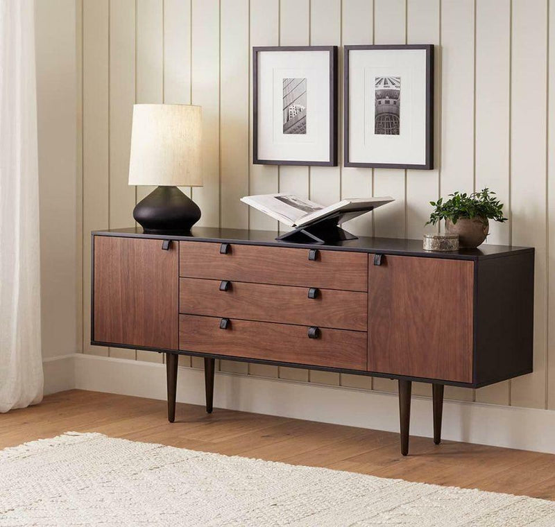 Article Envelo Black / Walnut Sideboard loving room minimal media stand