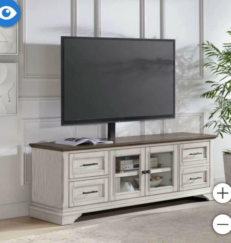 72” wide Holden 3-in-1 TV Console entertainment media stand center table living room drawers