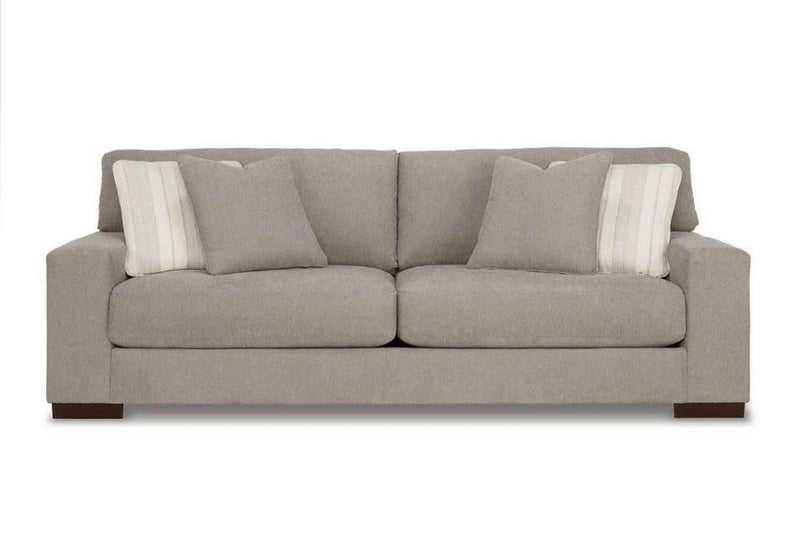 Maggie Sofa 96 inch wide couch sofa gray Signature Design by Ashley