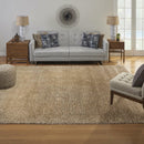 Gertmenian Ultimate Shag Oatmeal Area Rug, 8x10 - Like New
