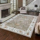 GERTMENIAN Bowery 9 X 13 Taupe Indoor Border Area Rug - Like New