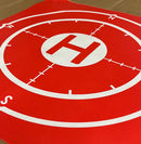 Drone landing pad with feet portable sturdy packable