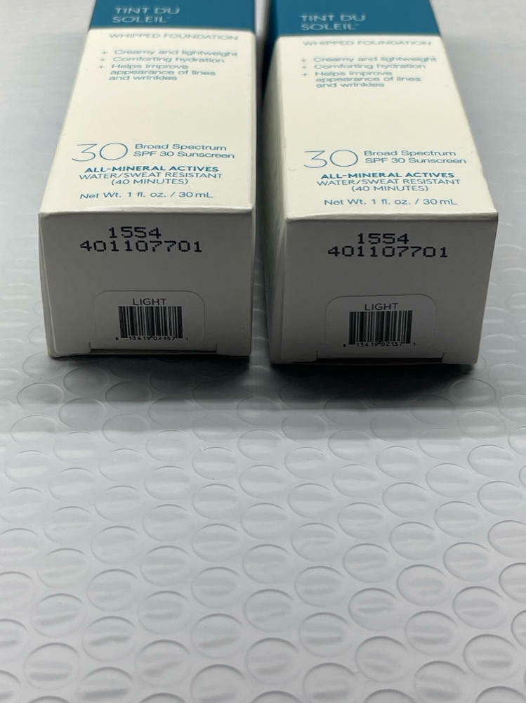 2 Skin Care Colorescience Tint Du Soleil 1 oz Light Whipped Foundation SPF 30