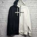 NEW Unus Annus Black And White Split Urban Hoodie Exclusive rare YouTube merch