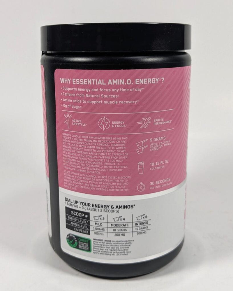 Optimum Nutrition Essential Amino Energy Watermelon Flavor 30 Servings BB 2026+