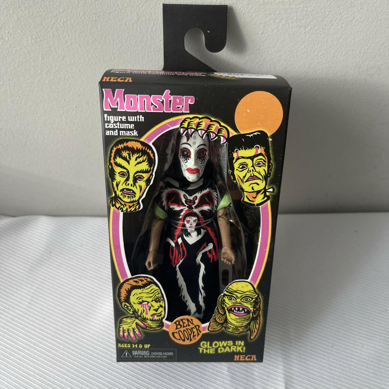 NECA BEN COOPER MONSTER VAMPIRE GIRL 5.5" FIGURE GLOWS IN THE DARK - NEW