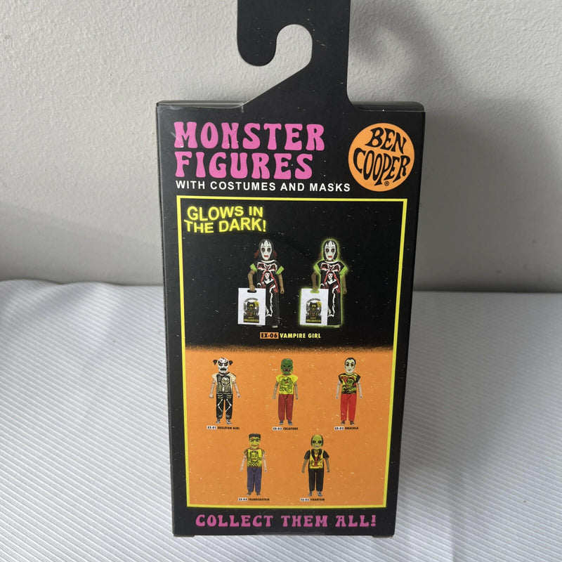 NECA BEN COOPER MONSTER VAMPIRE GIRL 5.5" FIGURE GLOWS IN THE DARK - NEW