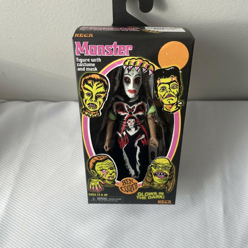 NECA BEN COOPER MONSTER VAMPIRE GIRL 5.5" FIGURE GLOWS IN THE DARK - NEW