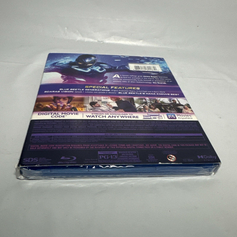 New Sealed Blue Beetle Blu-ray - Digital  W/ Slipcover