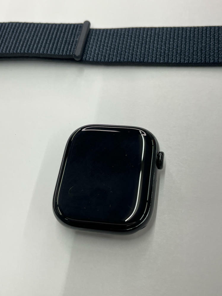 Apple Watch Series 10 (GPS) 46mm Case w Ink Sport Loop Jet Black MWWR3LW/A 2024 - Very Good