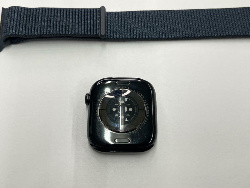 Apple Watch Series 10 (GPS) 46mm Case w Ink Sport Loop Jet Black MWWR3LW/A 2024 - Very Good