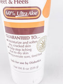 Miracle of Aloe Foot Repair Cream For Dry Cracked Feet 8 Oz Each Lot Of 2