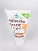 Miracle of Aloe Foot Repair Cream For Dry Cracked Feet 8 Oz Each Lot Of 2