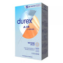 Durex Air Large Wide Fit Natural Rubber Latex Condoms 10 Ct - LOT OF 2 Boxes