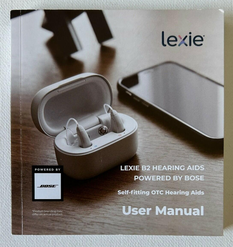Lexie B2 Plus OTC Hearing Aids Powered by Bose, Rechargeable Self-Fitting