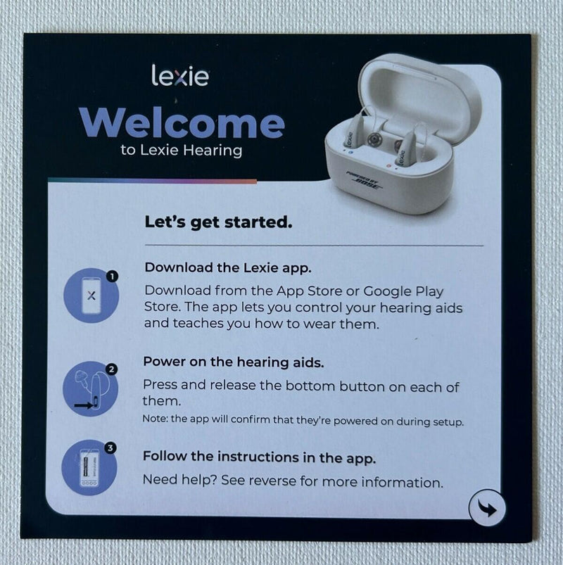 Lexie B2 Plus OTC Hearing Aids Powered by Bose, Rechargeable Self-Fitting