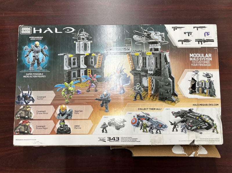 NEW Sealed Halo Mega Bloks 637 PC UNSC Firebase Set CNG69 NIB