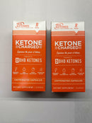 2 Real Ketones Ketone Charged Powered By D BHB Ketones 30 Capsules Exp. 7/25