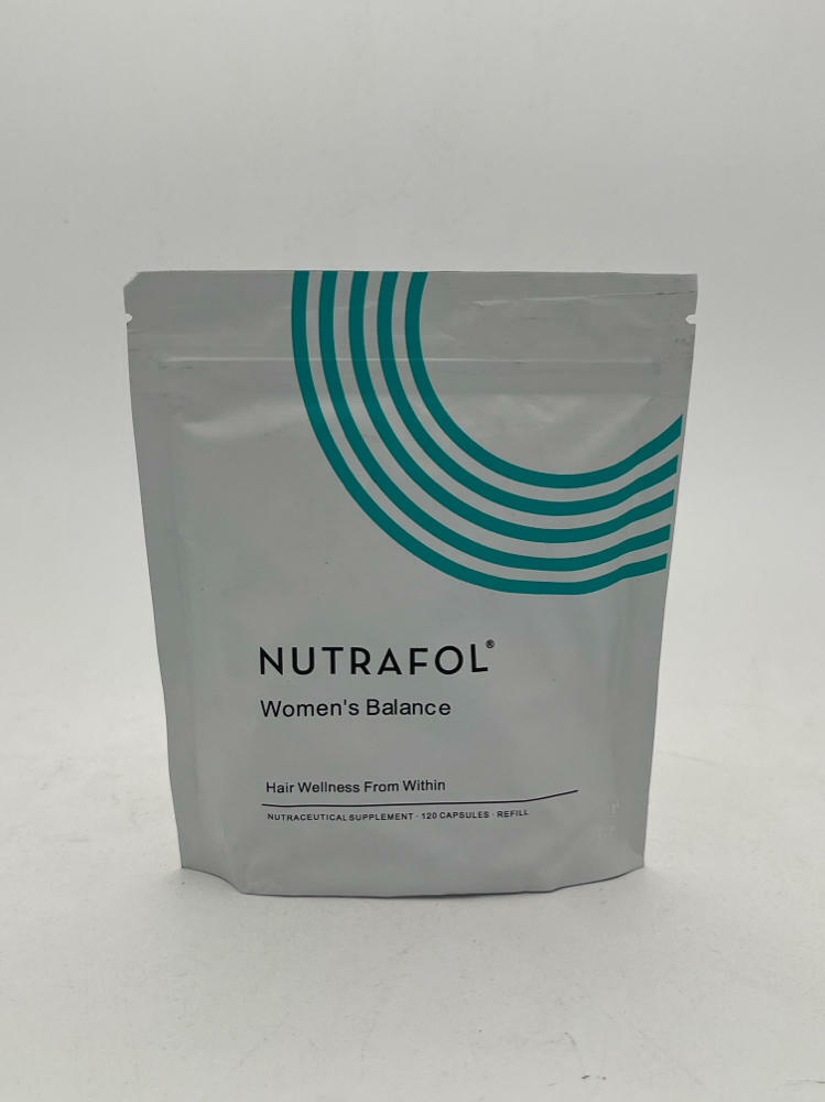 Nutrafol Womens Balance Hair Growth Supplement 120 Capsule Refill Bag EXP 03/27