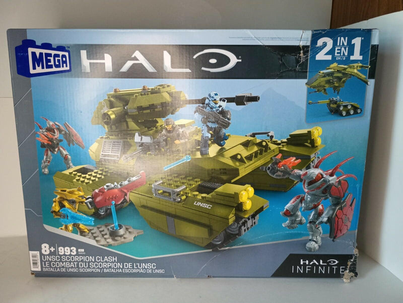 Halo UNSC Scorpion Clash Set BNIB SEALED Mega Bloks Blocks Construx Brand New