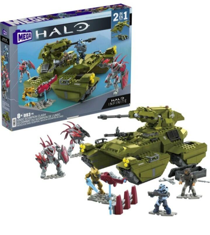 Halo UNSC Scorpion Clash Set BNIB SEALED Mega Bloks Blocks Construx Brand New