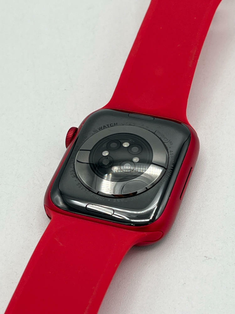 Apple Watch Series 9 45mm (GPS+LTE Unlocked) product Red with red band