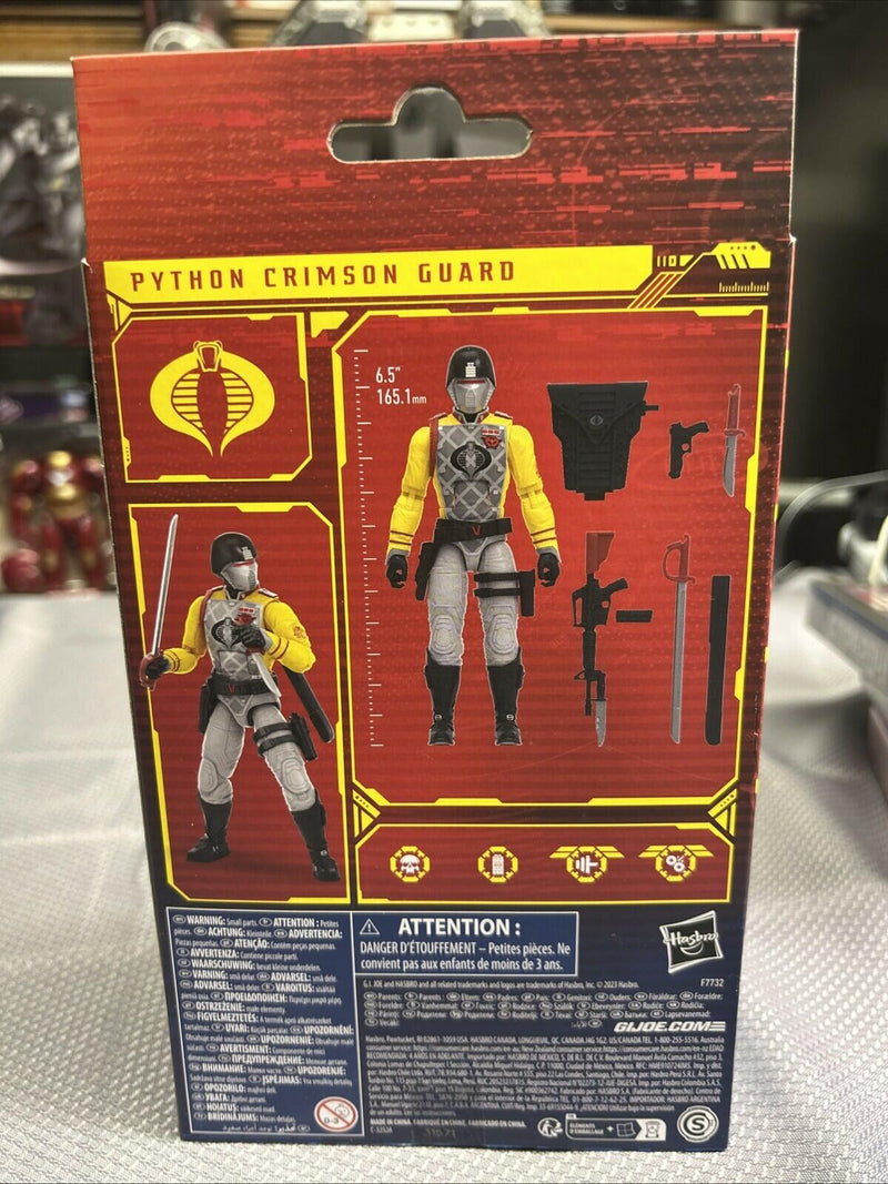 HASBRO G.I.JOE CLASSIFIED SERIES PYTHON CRIMSON GUARD ACTION FIGURE