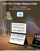 Portable Dual Monitors - 15.6” 2K Dual Screen Monitor for Laptop(Win/Linux),...