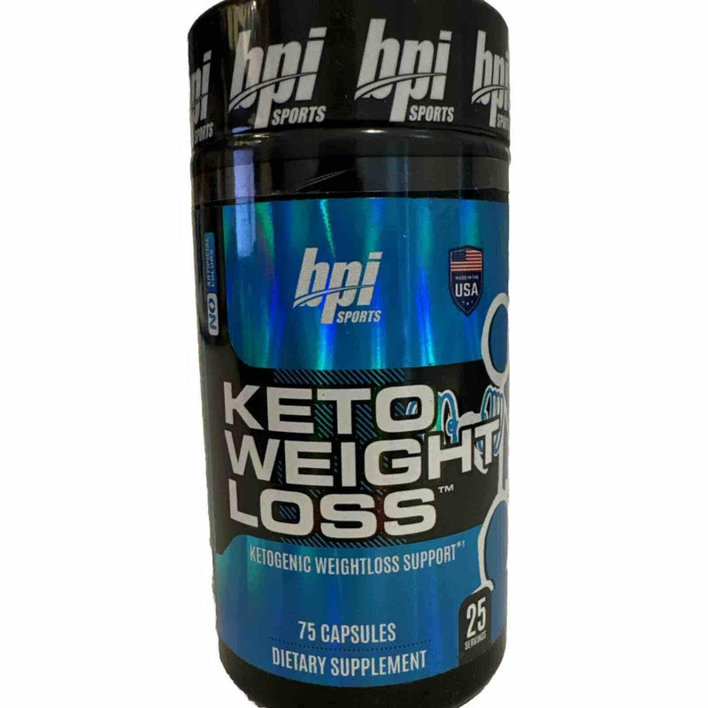 BPI Health Keto Weight Loss Ketogenic Diet Supplement 75 Capsules Exp. 01/2027
