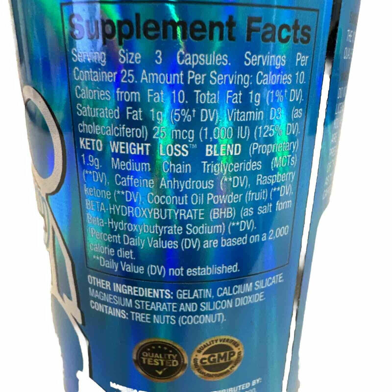 BPI Health Keto Weight Loss Ketogenic Diet Supplement 75 Capsules Exp. 01/2027