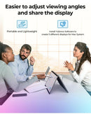 Portable Dual Monitors - 15.6” 2K Dual Screen Monitor for Laptop(Win/Linux),...