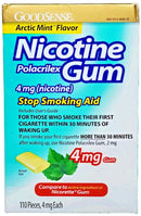 3x GoodSense Nicotine Gum 4mg Arctic Mint, 110 Pieces ea (3x110=330) EXP 01/2026