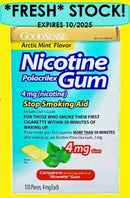 3x GoodSense Nicotine Gum 4mg Arctic Mint, 110 Pieces ea (3x110=330) EXP 01/2026