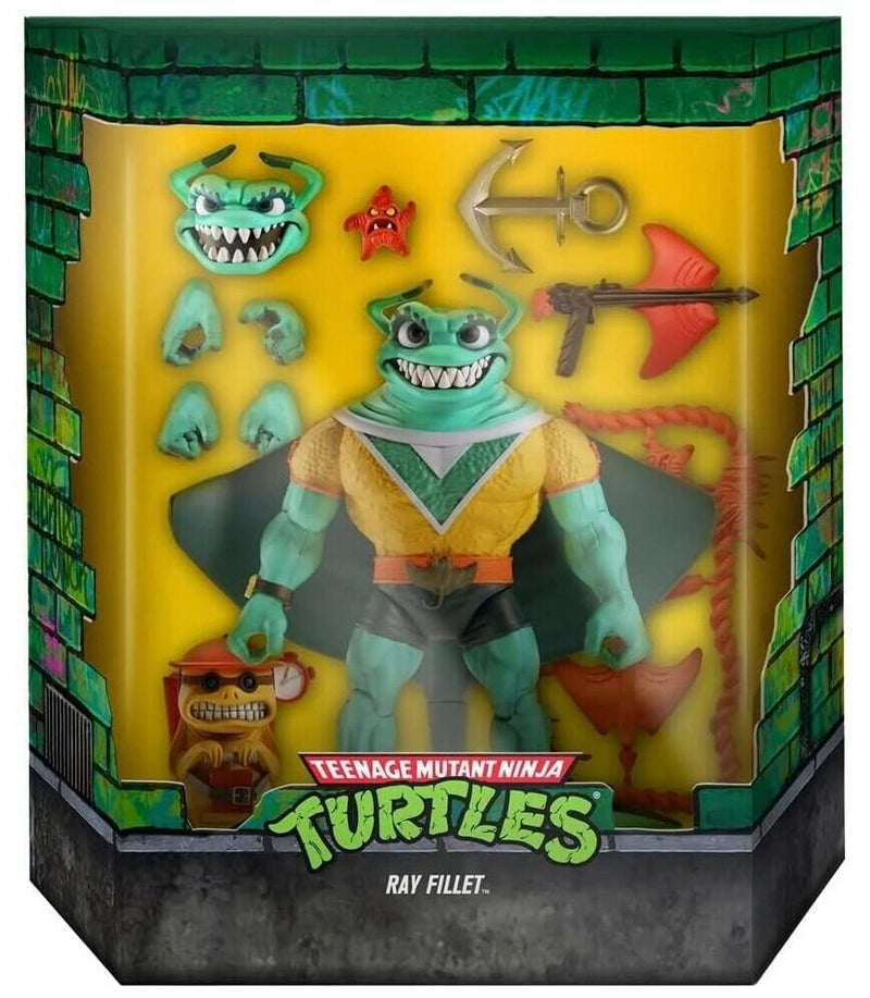 Super7 ULTIMATES! Teenage Mutant Ninja Turtles Ray Fillet - 7" TMNT Action