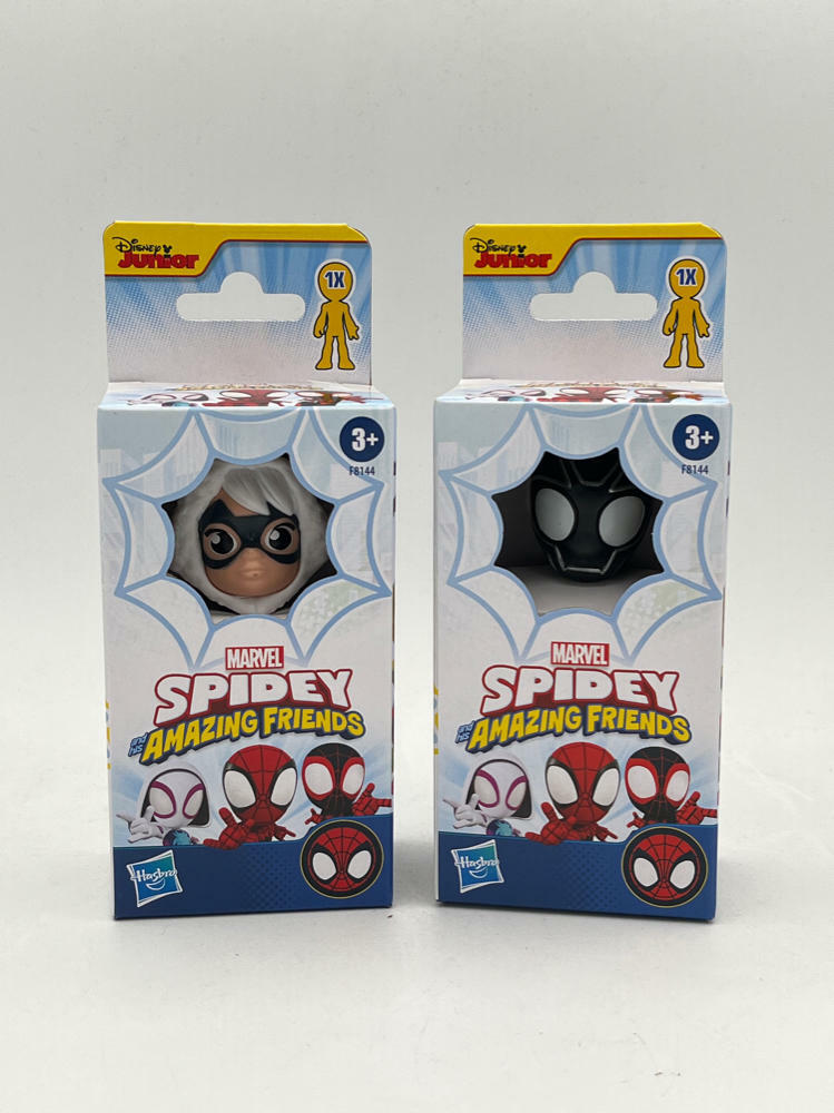 Marvel Spidey and His Amazing Friends Spiderman Figure 4" Black Cat BlackPanther