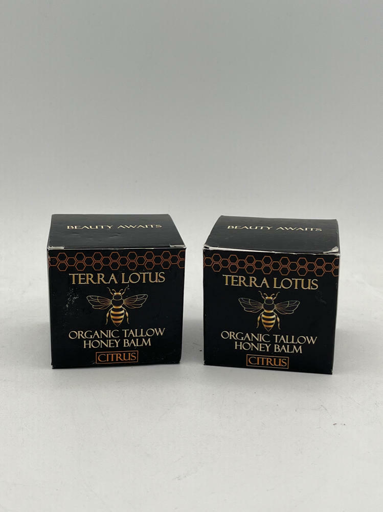 X2 Terra Lotus Organic Tallow Honey Balm Citrus 2oz