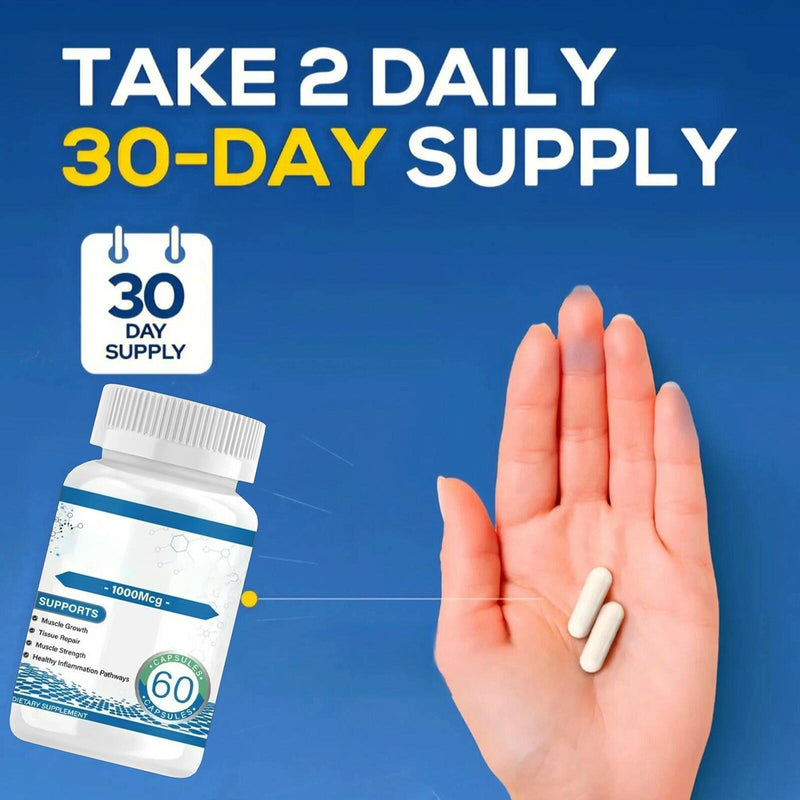 BCP-157Collagen Peptides 1000 Mcg 60 Count Sports Fitness Muscle Recovery Supply