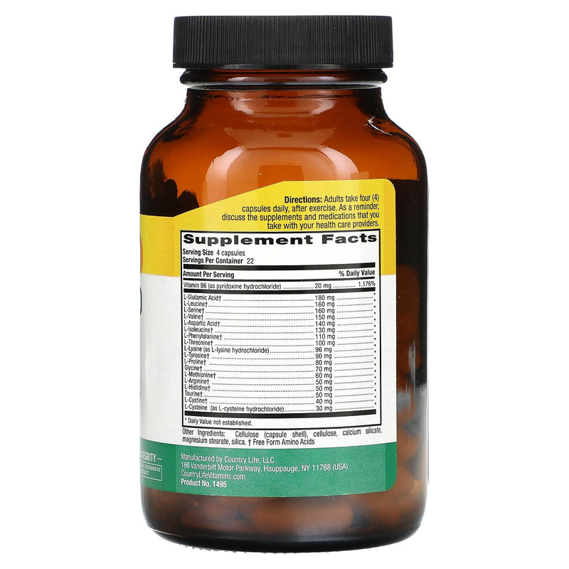 Max-Amino Caps with Vitamin B6, 90 Vegetarian Capsules