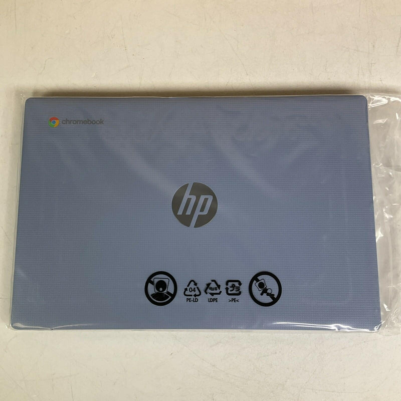 NEW HP 14a-nf0202ds 14" HD LED Chromebook Laptop Intel N100 128GB UFS 4GB