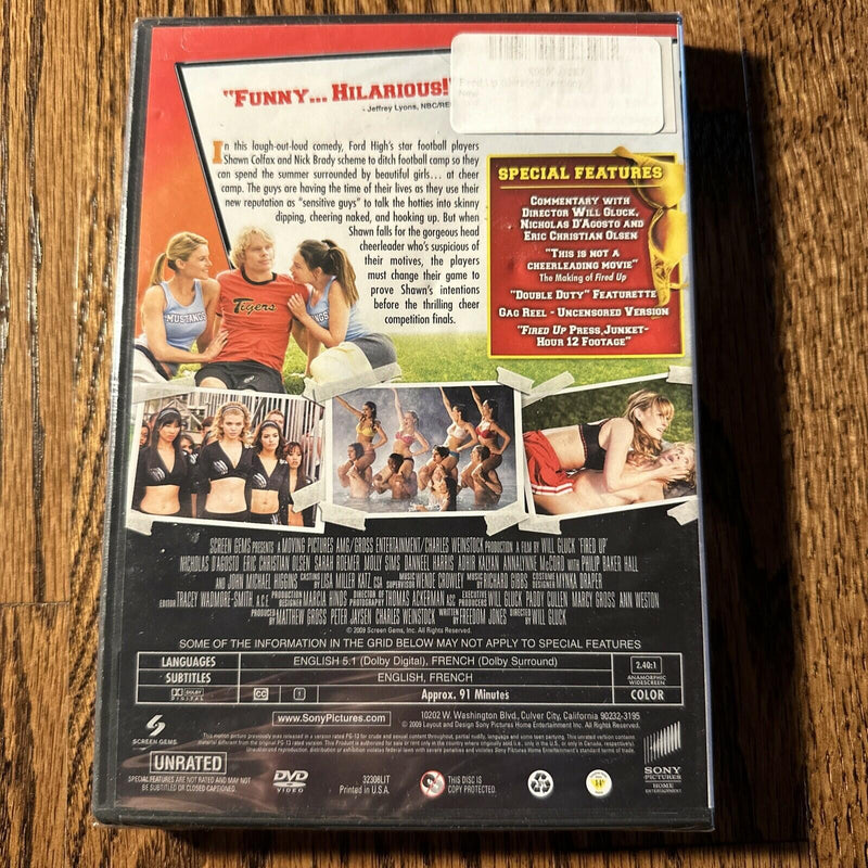 Fired Up (DVD, 2009, Unrated Edition) Brand New Still Sealed