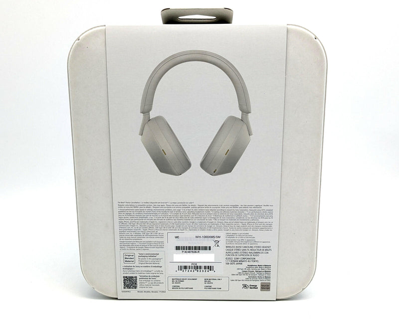 Sony WH-1000XM5 Wireless Noise Canceling Silver Headphones - Very Good