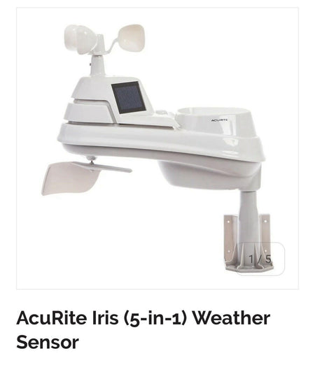AcuRite Iris 5-in-1 Professional Weather Station with Lightning Detection 06004