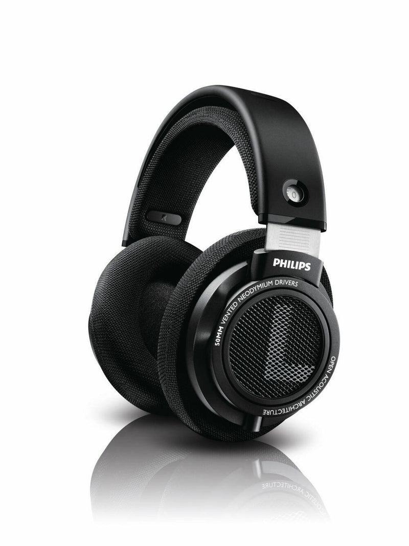 Philips SHP9500S HiFi Precision Stereo Over-ear Headband Headphones (Black) - Like New