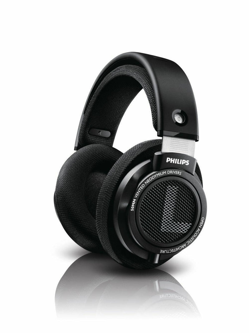Philips SHP9500S HiFi Precision Stereo Over-ear Headband Headphones (Black) - Like New