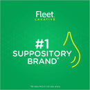 Fleet Laxative Glycerin Suppositories for Adult 50 Count (Pack of 1)