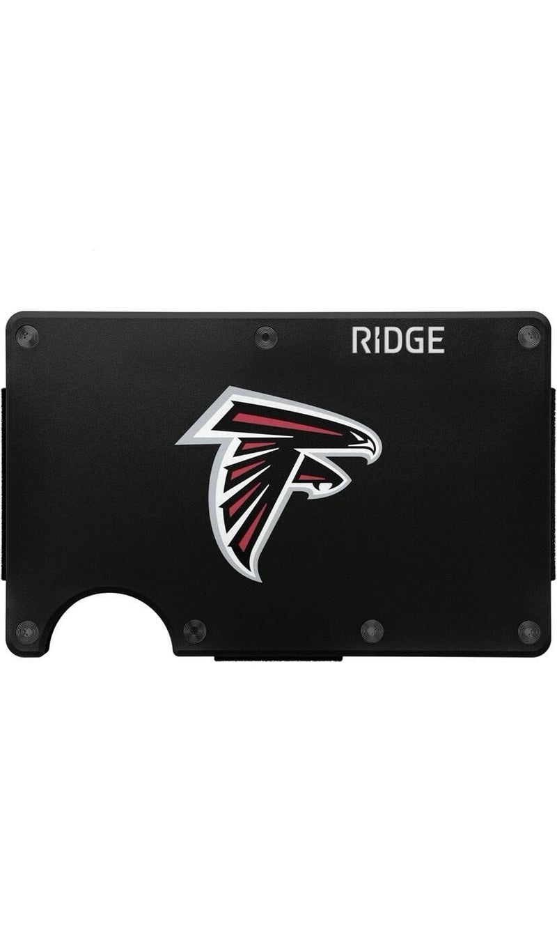 Atlanta Falcons Ridge Slim RFID Blocking Wallet with Cash Strap and Money Clip
