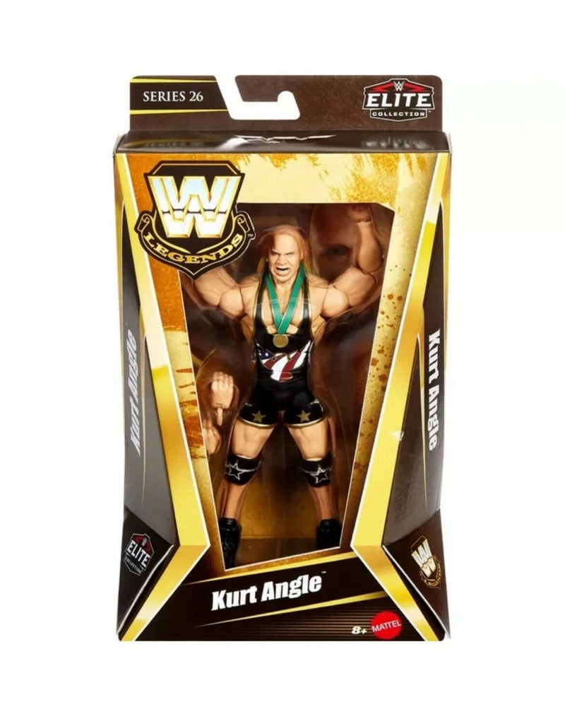 NEW WWE Elite Legends Series 26 – Kurt Angle 6″ Action Figure + Accessories