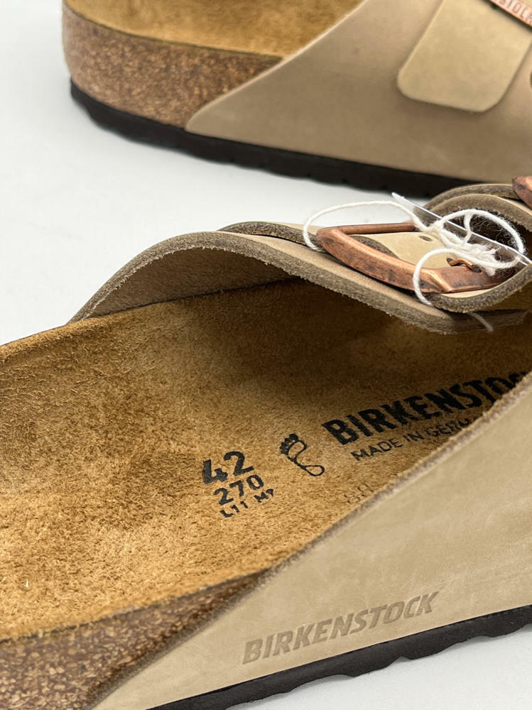 Birkenstock Arizona Women's Size 11 US 42 EU Stone Sandals Soft Footbed New!