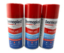 3 Pack Dermoplast First Aid Spray, for Minor Cuts, Scrapes & Burn 2.75Oz